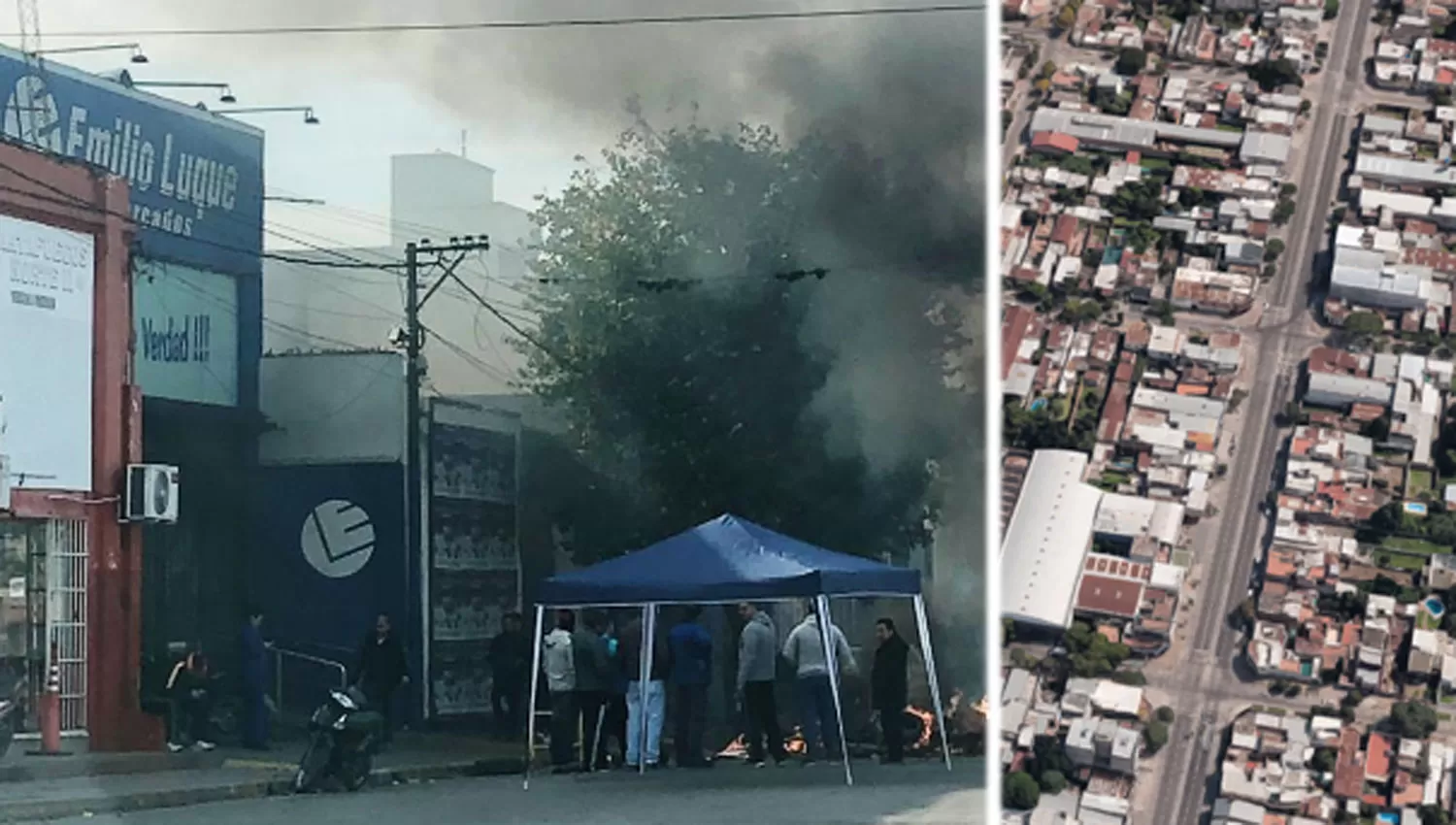 SIN SOLUCIÓN. El conflicto comenzó el lunes y podría extenderse el resto de la semana.