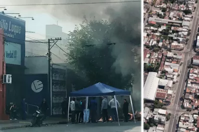 Trabajadores de Luque cortaron el tránsito en dos tramos de la avenida Belgrano
