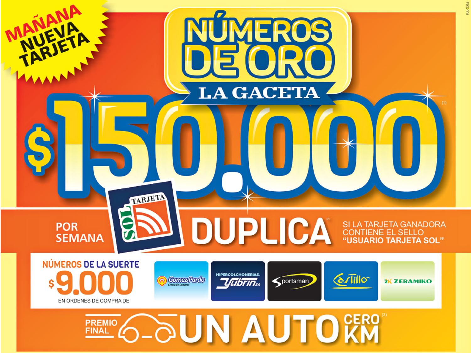 Dos ganadores se repartieron los $900.000 de los Números de Oro