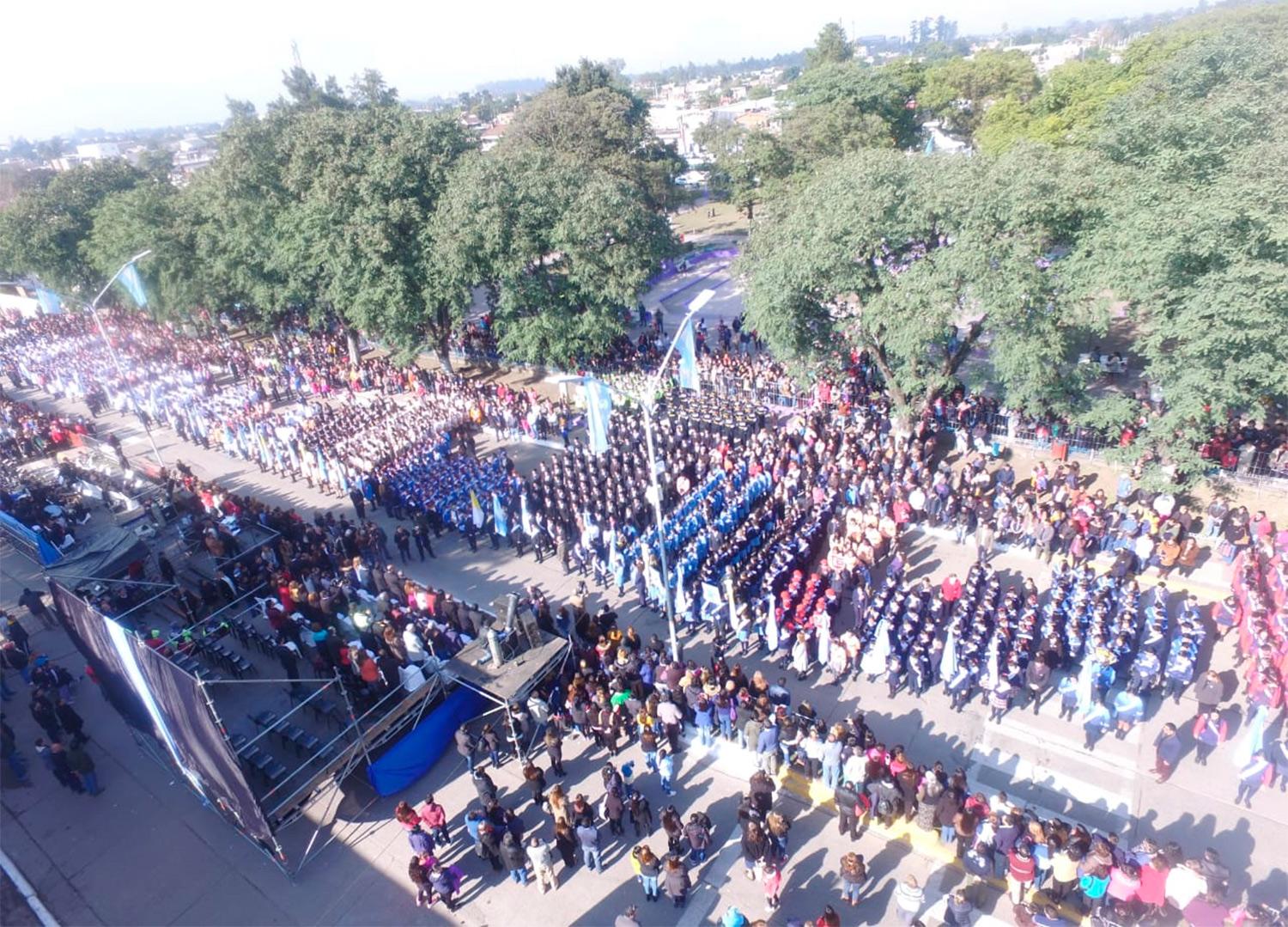 MULTITUDINARIO. Acto en Banda del Río Salí.