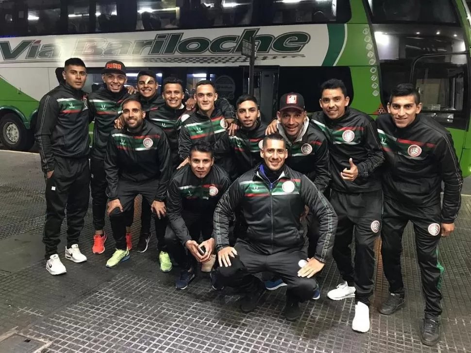 CONFIANZA. El plantel “verde” no duda de que volverá festejando desde “La Feliz”. twitter @CSDSanJorge