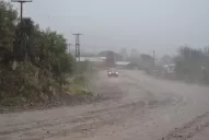 Llegó el frío: cayeron copos de nieve en Tafí del Valle y en Hualinchay