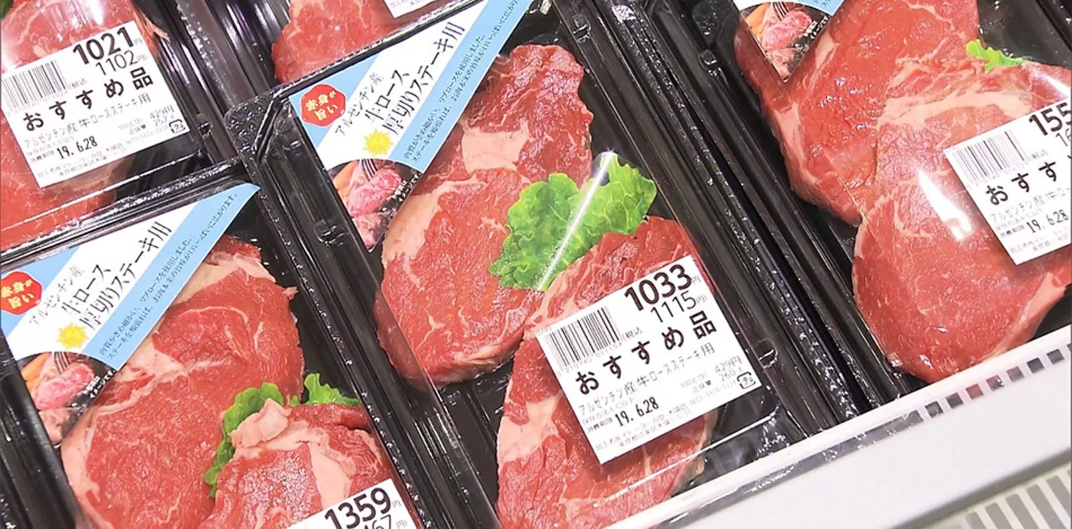 El kilo de carne argentina se vende a U$S 100 en Japón