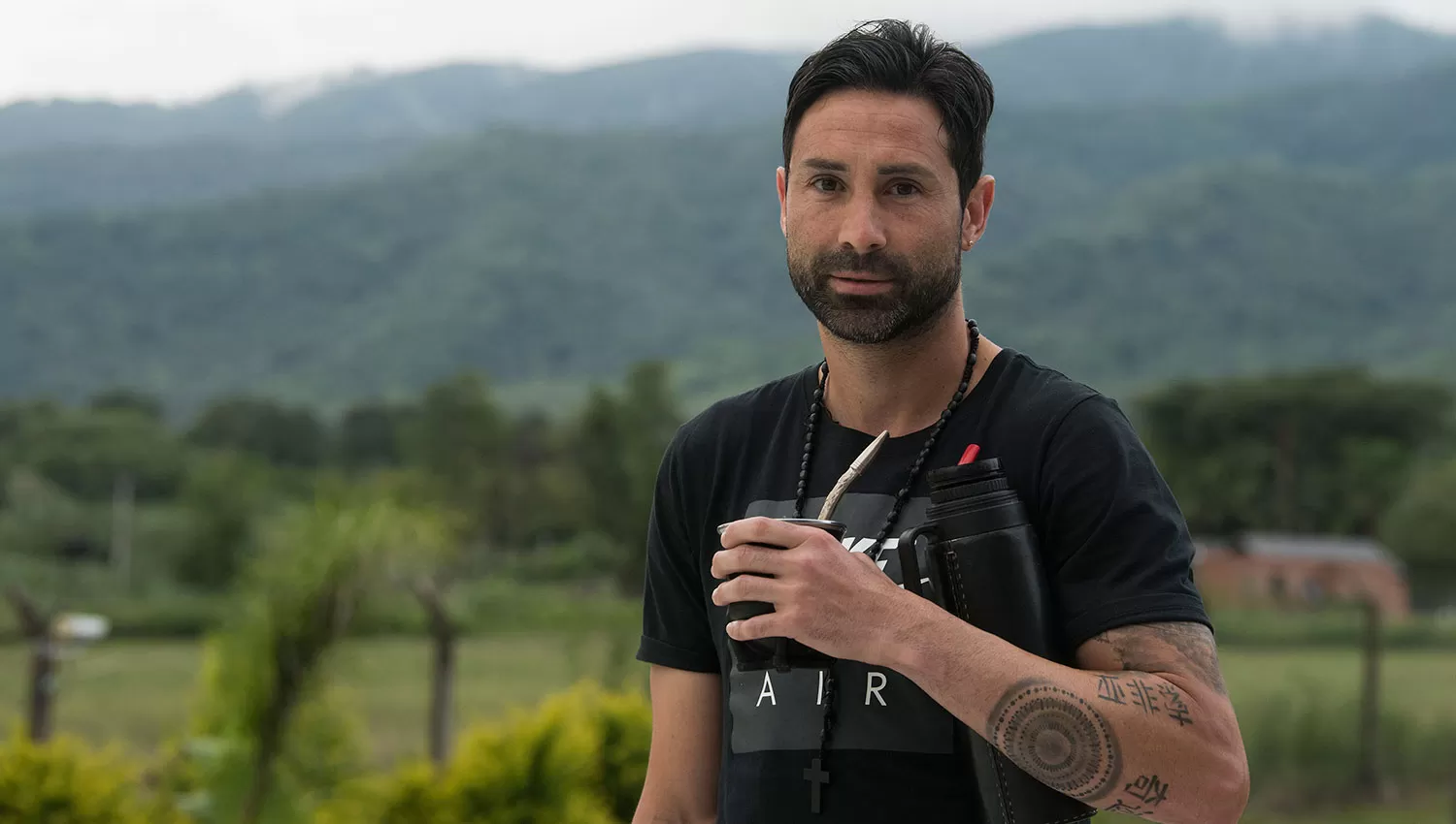 Lucchetti se enamoró de Tucumán y de los colores de Atlético. LA GACETA/FOTO DE DIEGO ARÁOZ