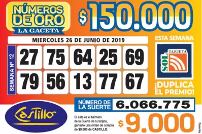 Los Números de Oro de LA GACETA