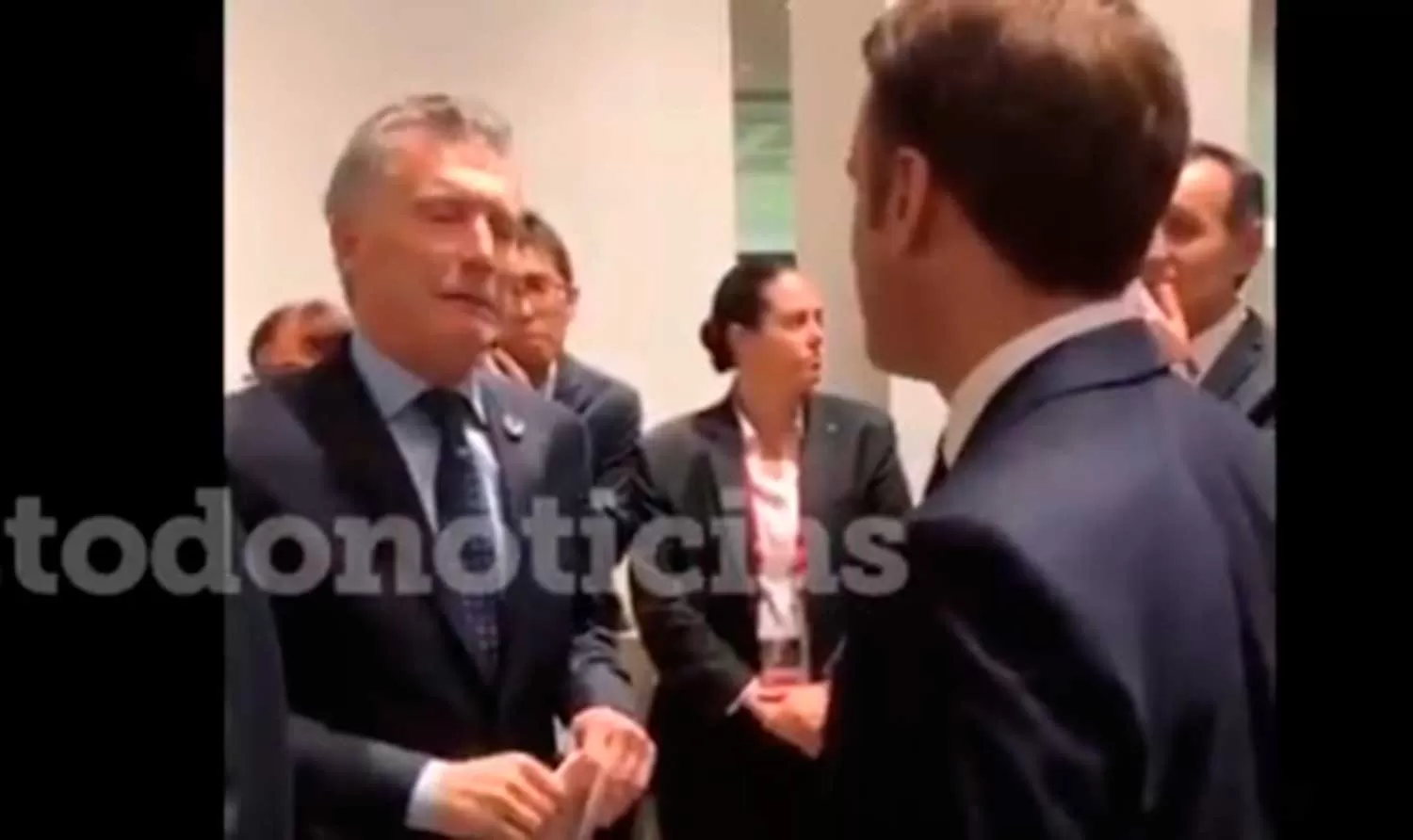 LA PEOR CARA. Macri no ocultó lo que piensa sobre la Selección Argentina.