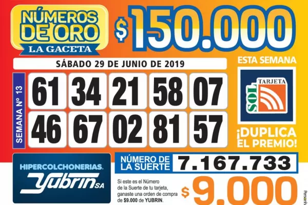 Los Números de Oro de LA GACETA