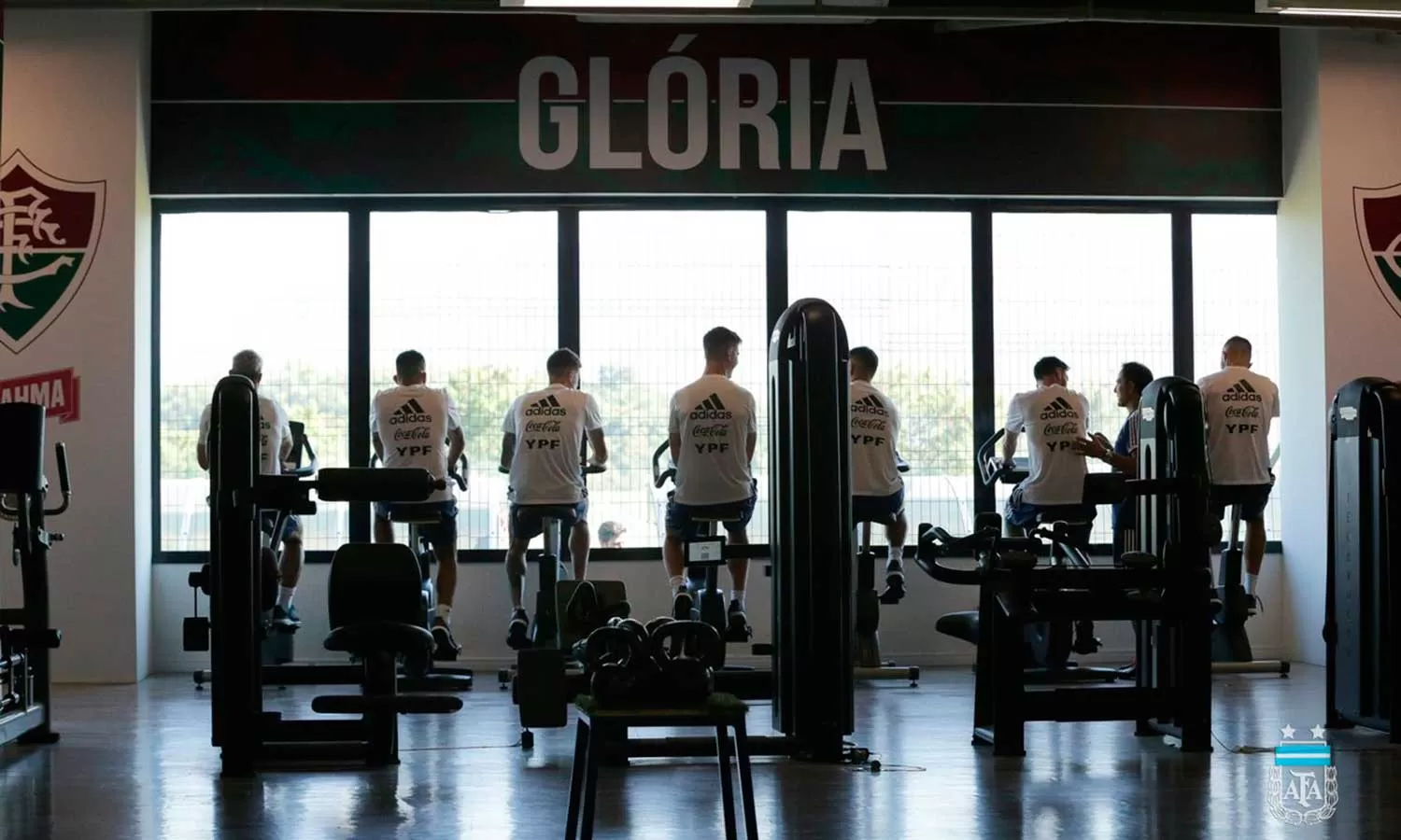 SELECCIÓN ARGENTINA. Se prepara para enfrentar a Brasil.