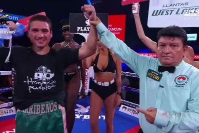 Nino López volvió al ring y derrotó a García en Cancún