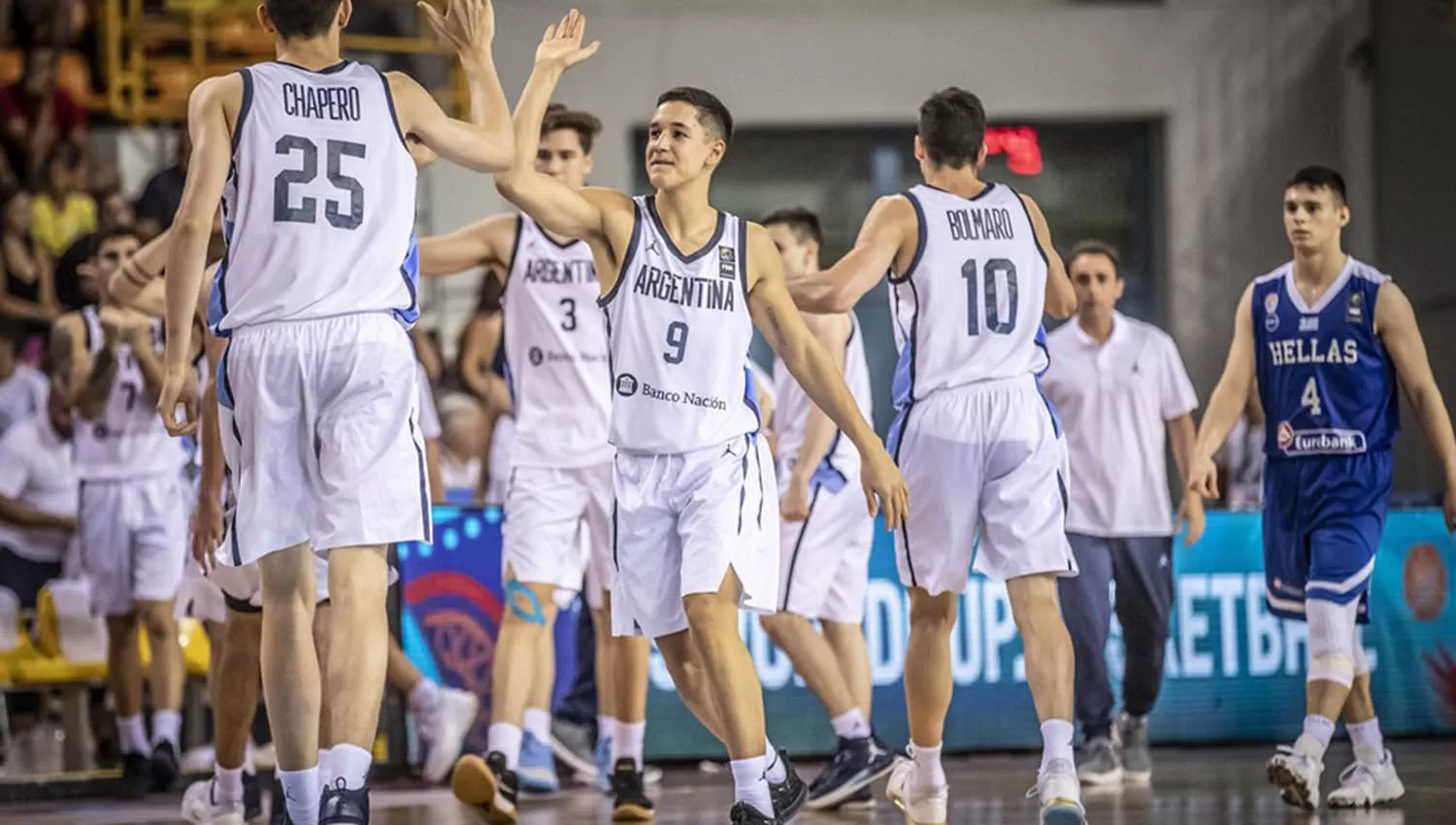 La Albiceleste finalizó invicta la etapa clasificatoria. (FOTO TOMADA DE www.fiba.basketball)