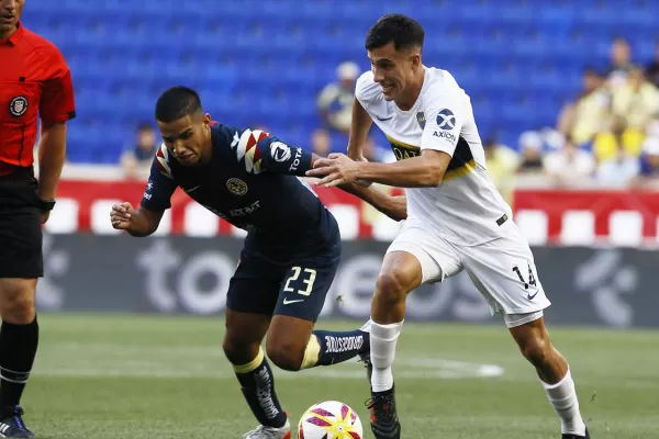 Mauro Zárate hizo un doblete en la victoria de Boca sobre el América de México