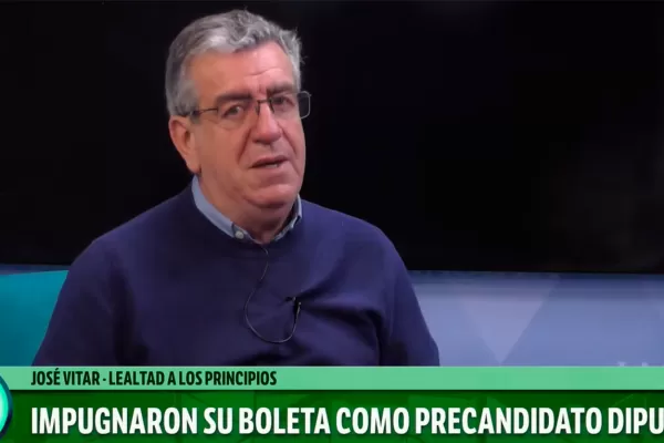 Según Vitar, que no le permitan colgarse de la fórmula presidencial es inequitativo