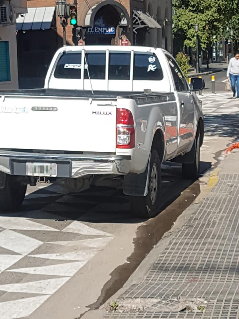 Un descontrol en la peatonal 25 de Mayo