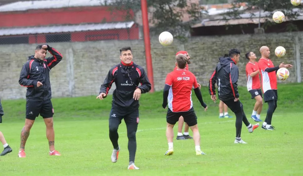 MENTALIZADOS. El plantel trabaja con todo, con la idea de llegar bien al torneo. 