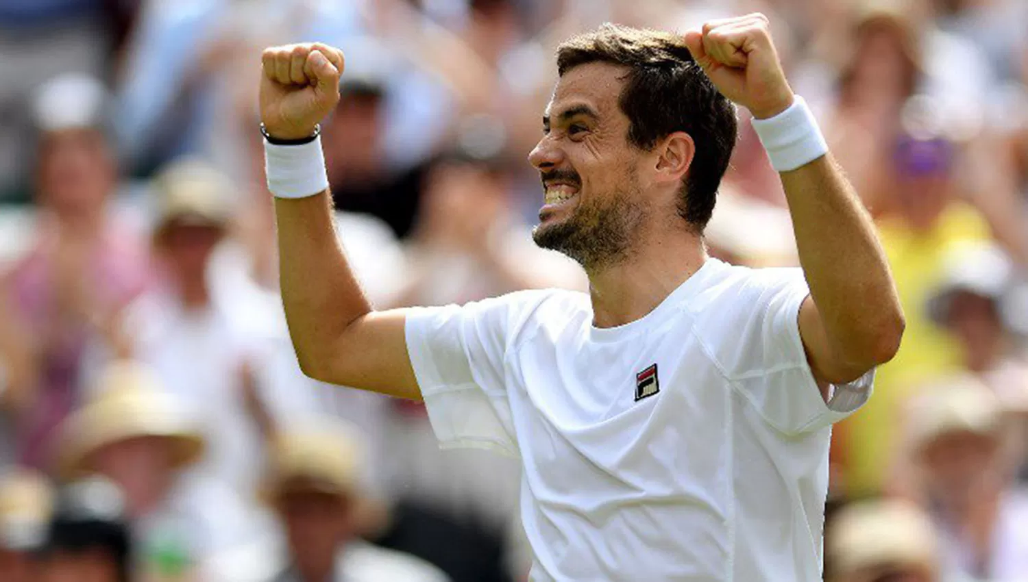 Guido Pella volvió a lucirse sobre el césped de Wimbledon. (FOTO TOMADA DE TWITTER @ATPTour_ES)