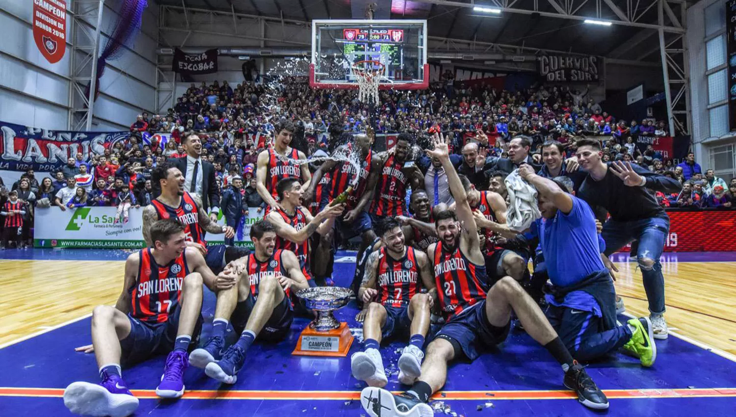 San Lorenzo hizo historia en la élite liguera. (FOTO TOMADA DE www.laliganacional.com.ar)