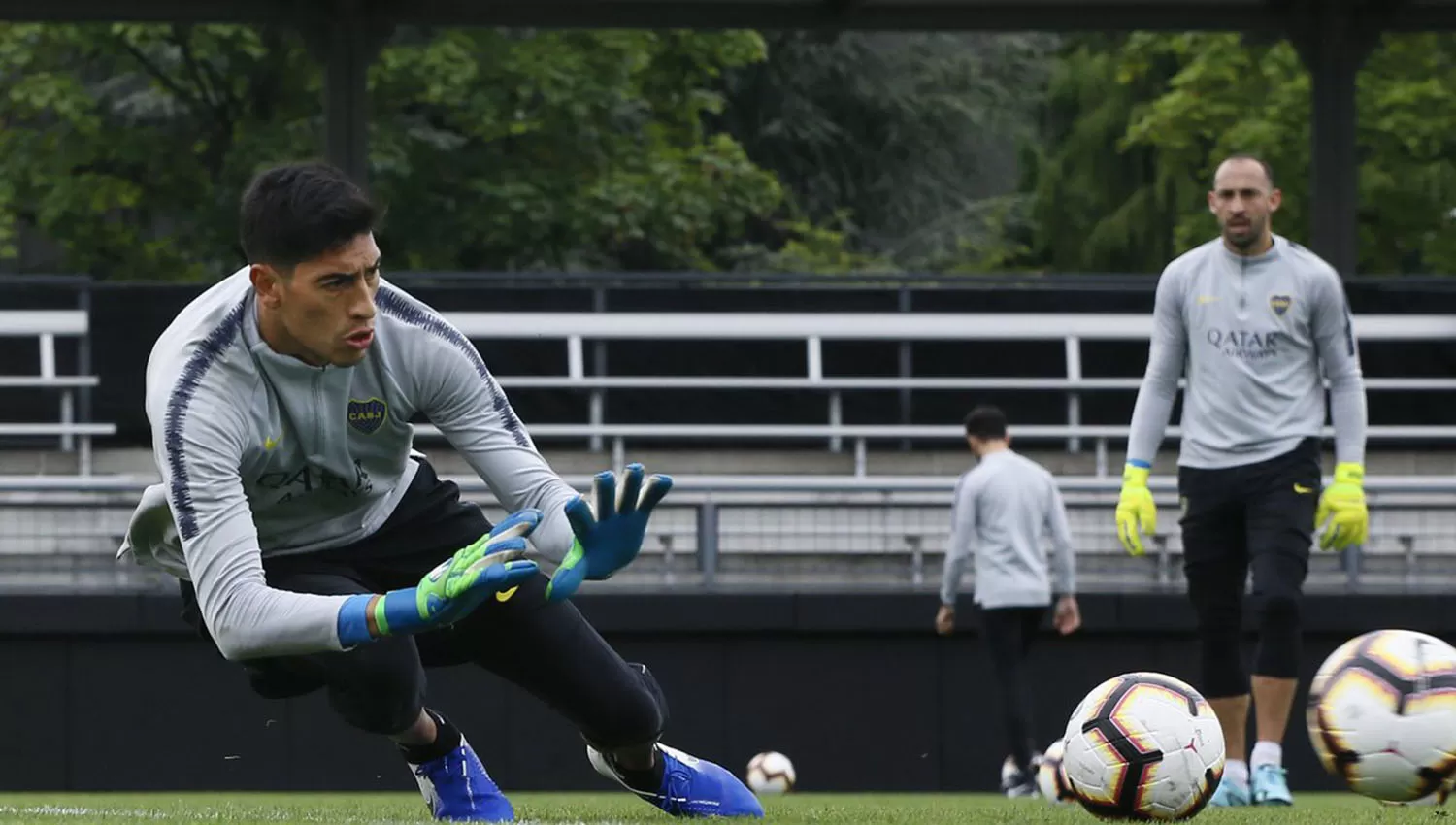 Esteban Andrada reaparecerá en la titularidad del arco xeneize. (FOTO TOMADA DE TWITTER @BocaJrsOficial)