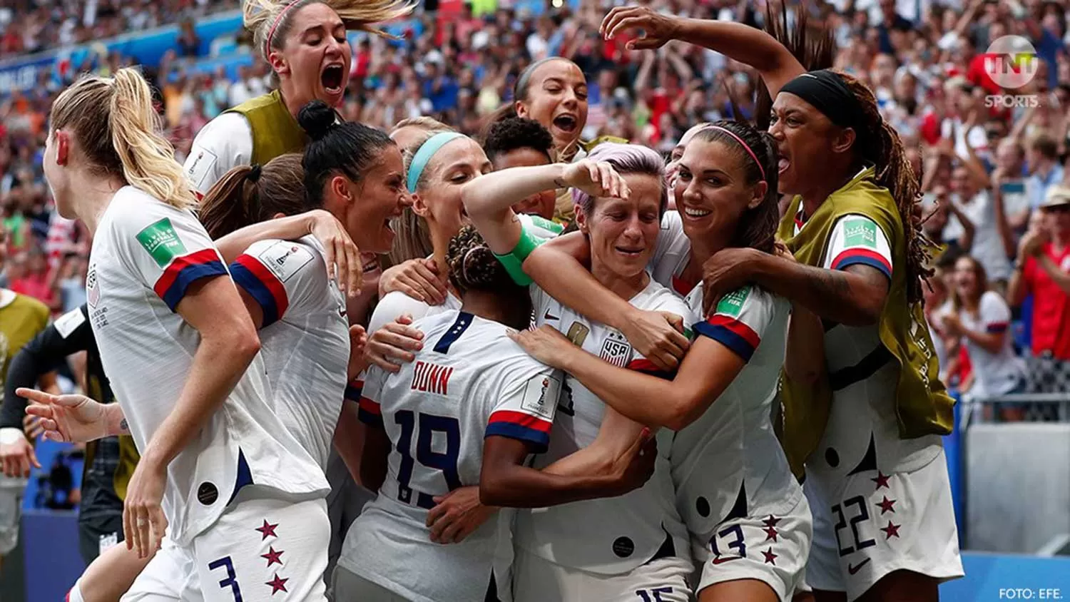 CAMPEONAS. Estados Unidos ganó la final y sumó un nuevo título