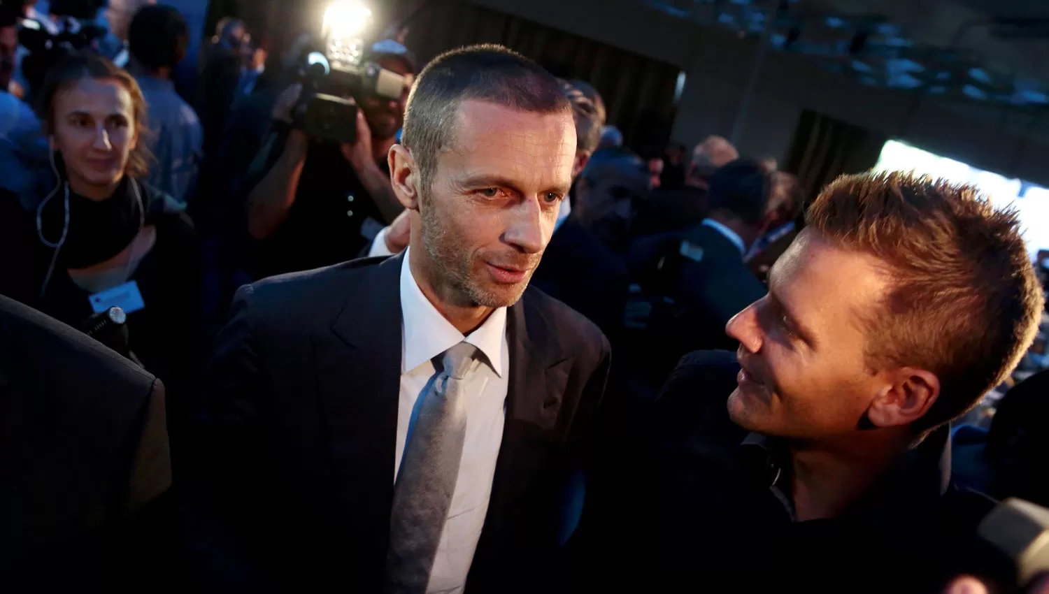 Aleksander Čeferin, presidente de la UEFA. REUTERS