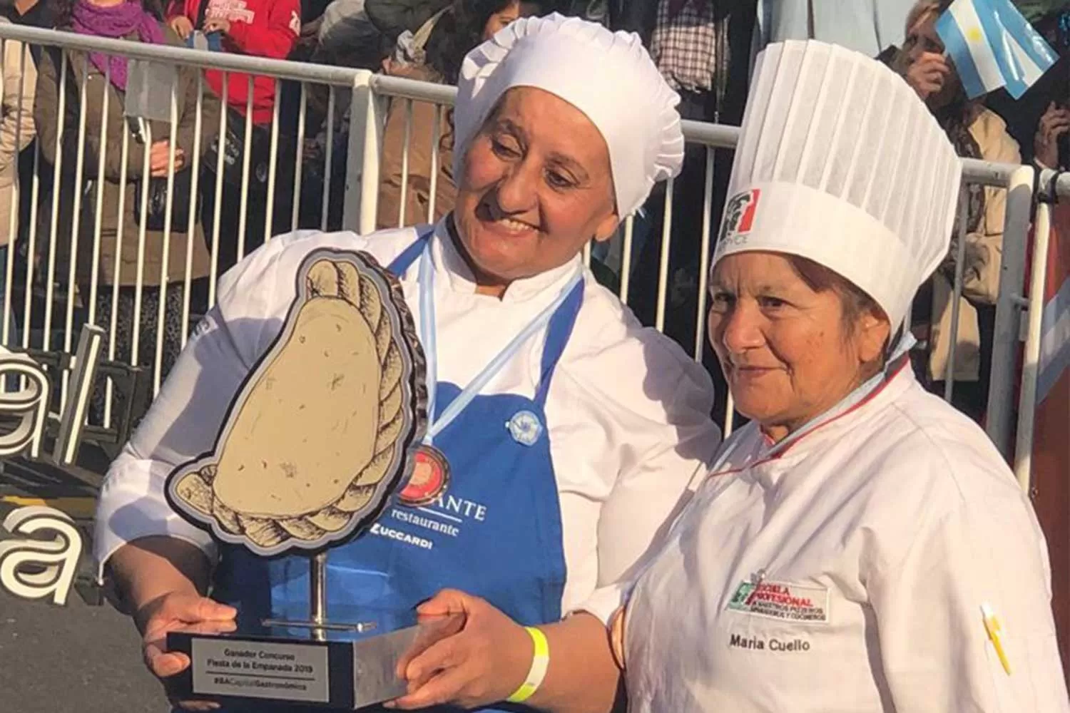 LA CAMPEONA. Una mendocina hizo la mejor empanada del país.