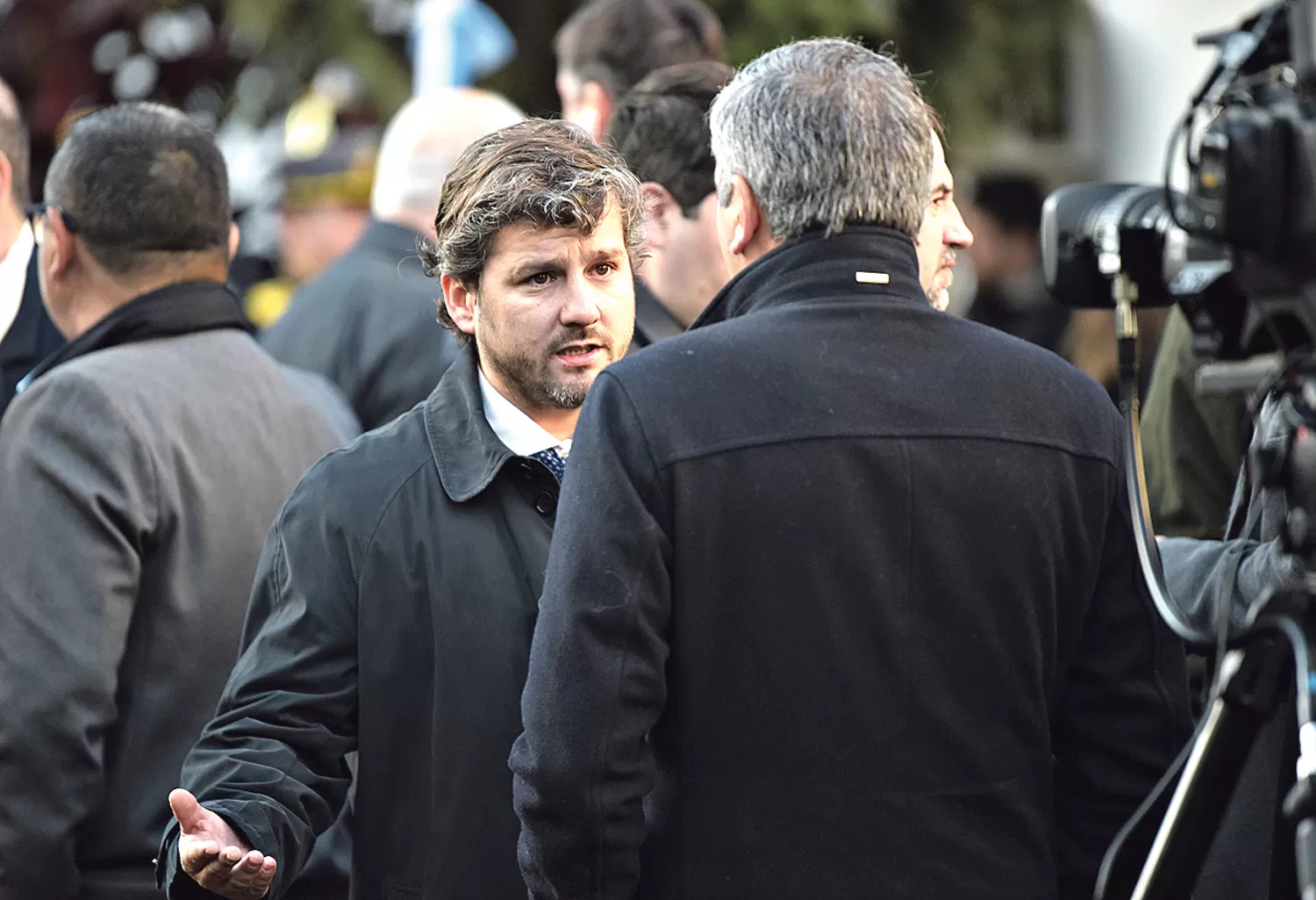 Correligionarios con cara de pocos amigos  Según testigos macristas, las recriminaciones entre José Cano y Mariano Campero fueron más allá de las PASO.