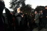 Durante el tradicional chocolate, Manzur y Jaldo lamentaron la muerte de De la Rúa