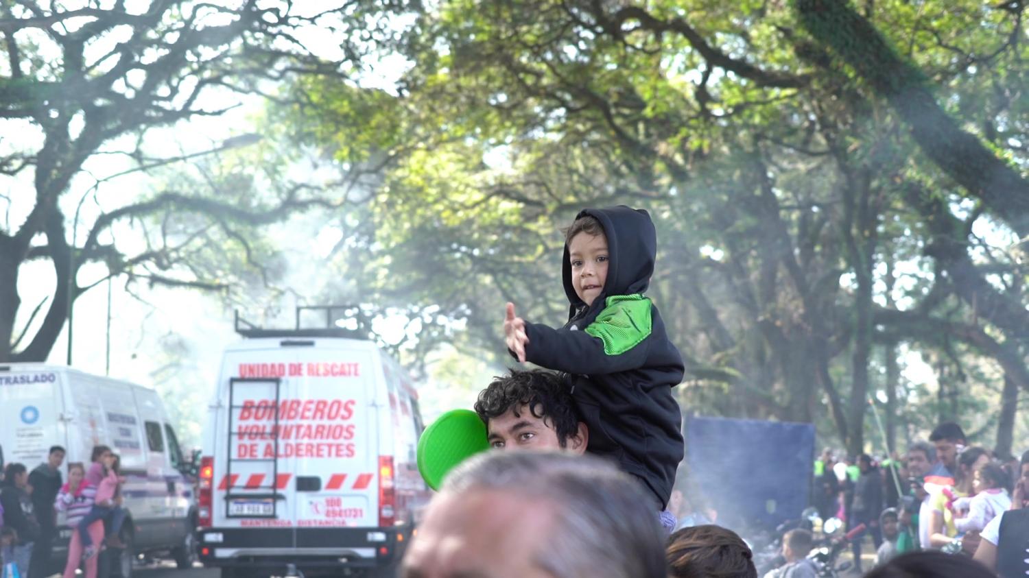 Los niños fueron grandes protagonistas en el Día de la Independencia