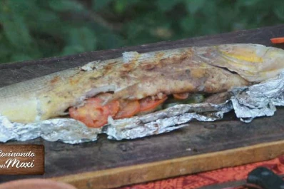 Hoy, en Cocinando con Maxi: dorado relleno con verduras