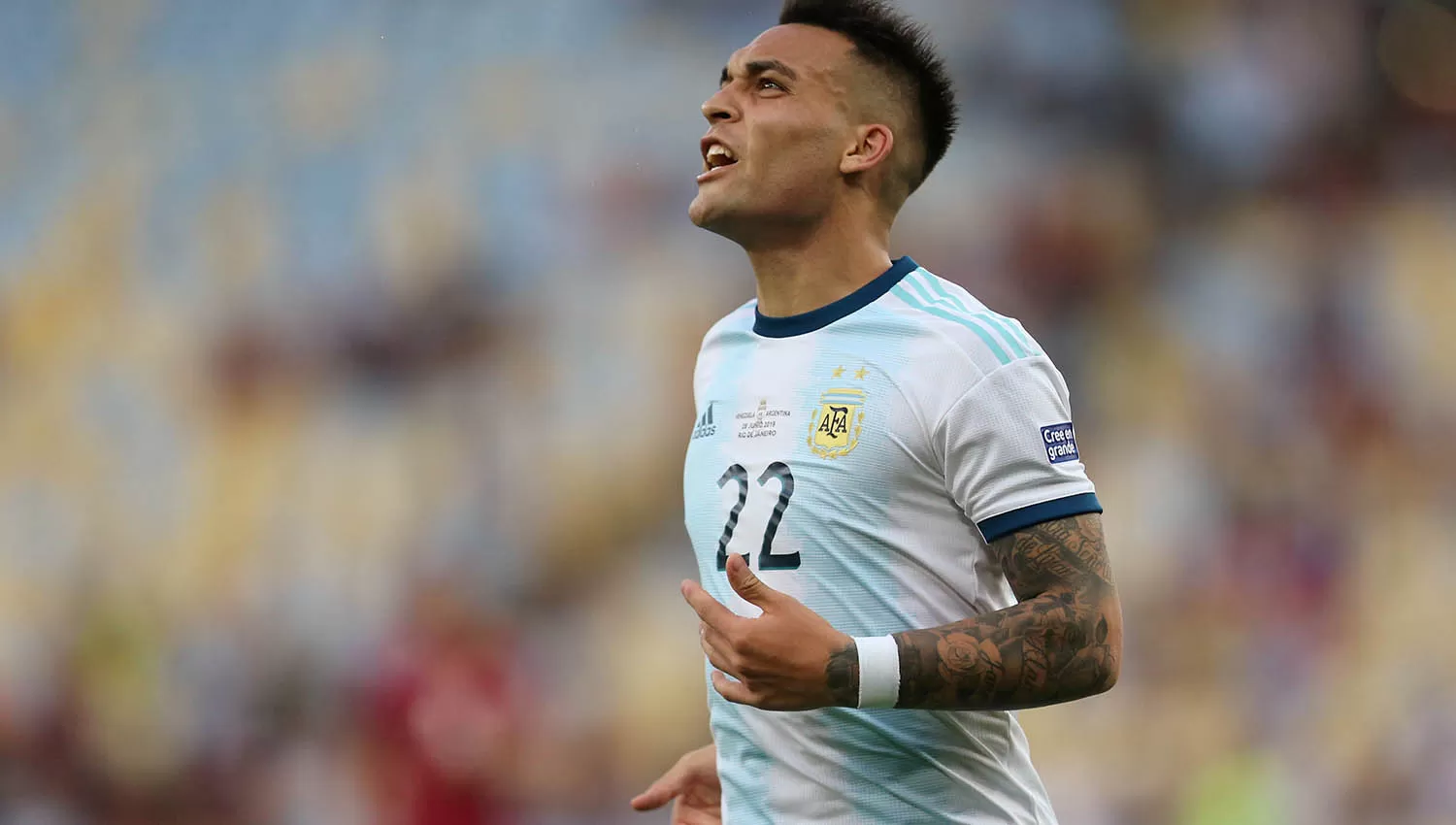 Lautaro Martínez anotó dos goles en la Copa América. (ARCHIVO)