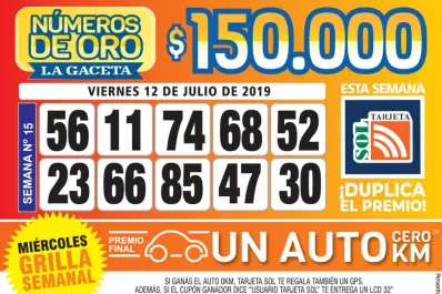 Los Números de Oro de LA GACETA