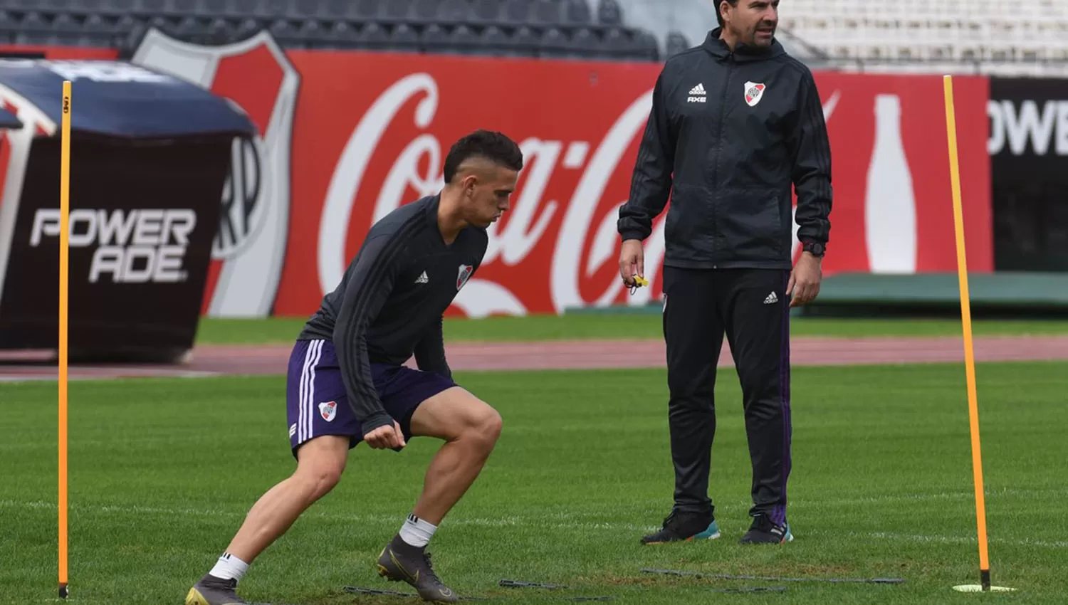 Rafael Santos Borré compondrá la dupla de ataque con Álvarez. (FOTO TOMADA DE TWITTER @RiverPlate=