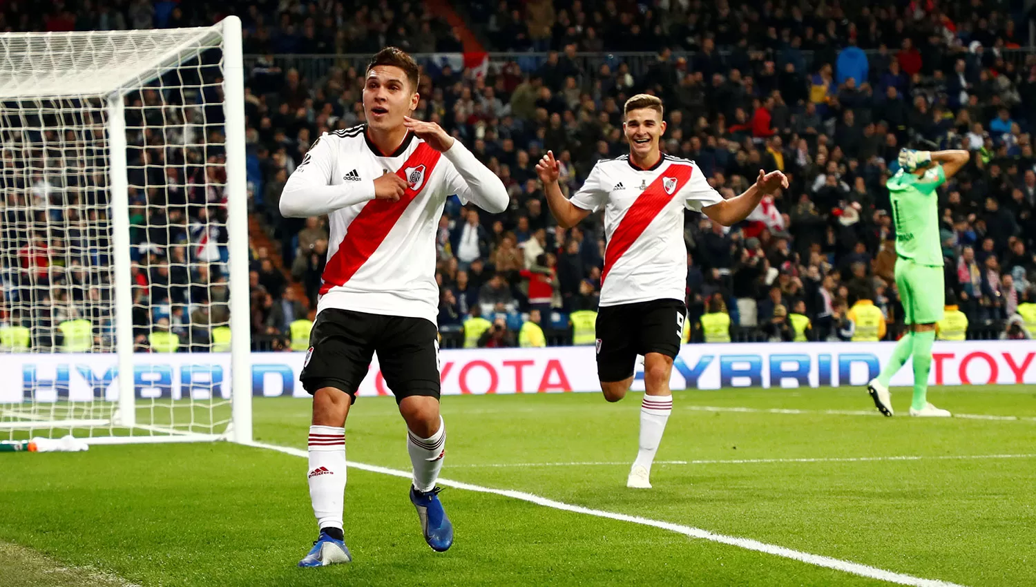 River le había ganado a Boca en el equipo que se disputó en Madrid. REUTERS