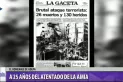 Los medios argentinos recuerdan a las víctimas del atentado a la Amia