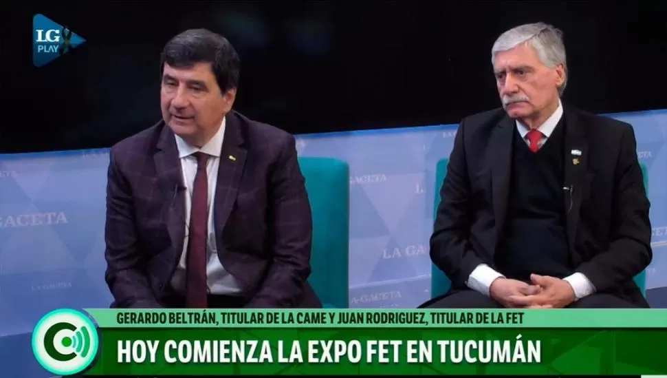 EN LA FET. Gerardo Beltrán dijo que es imprescindible una ley que ataque los costos laborales. LG PLAY