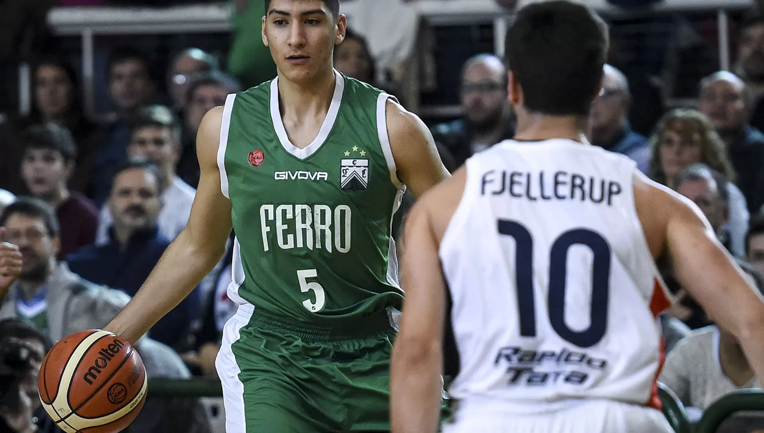 Iván Gramajo, junto a su primo Sebastián Orresta, jugaron semifinales contra San Lorenzo. (FOTO TOMADA DE PRENSA LNB)