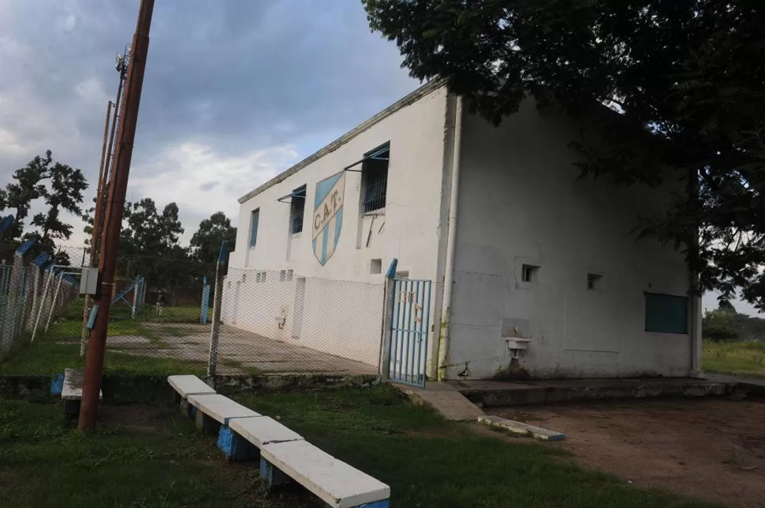 COMPLEJO OJO DE AGUA. En ese lugar entrenan los jugadores de inferiores del club.