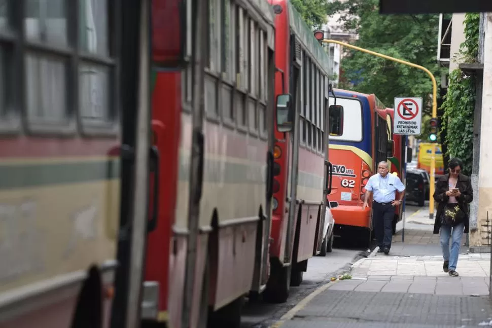 FOCO. Las huelgas colocaron el transporte en el centro de las controversias. la gaceta / foto de DIEGO ARAOZ