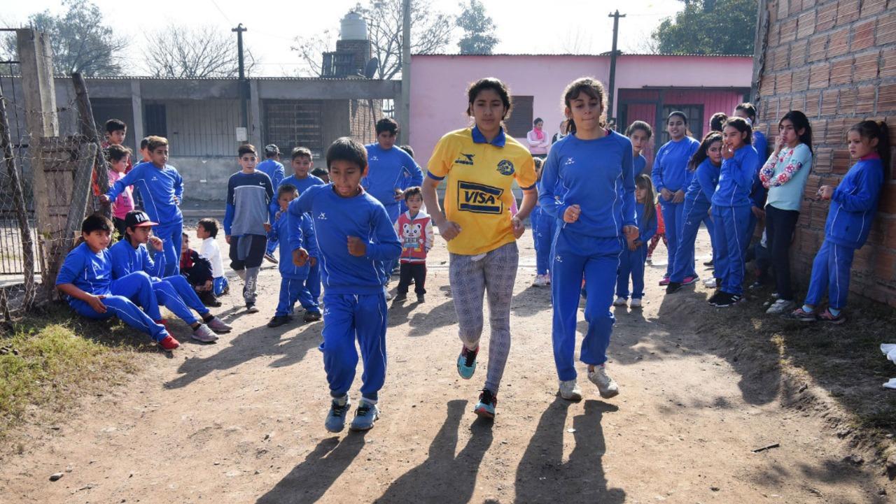 CARRERA. Los Salvajes se entrenan todos los días, pero jueves viernes y sábado lo hacen con Cuellar.