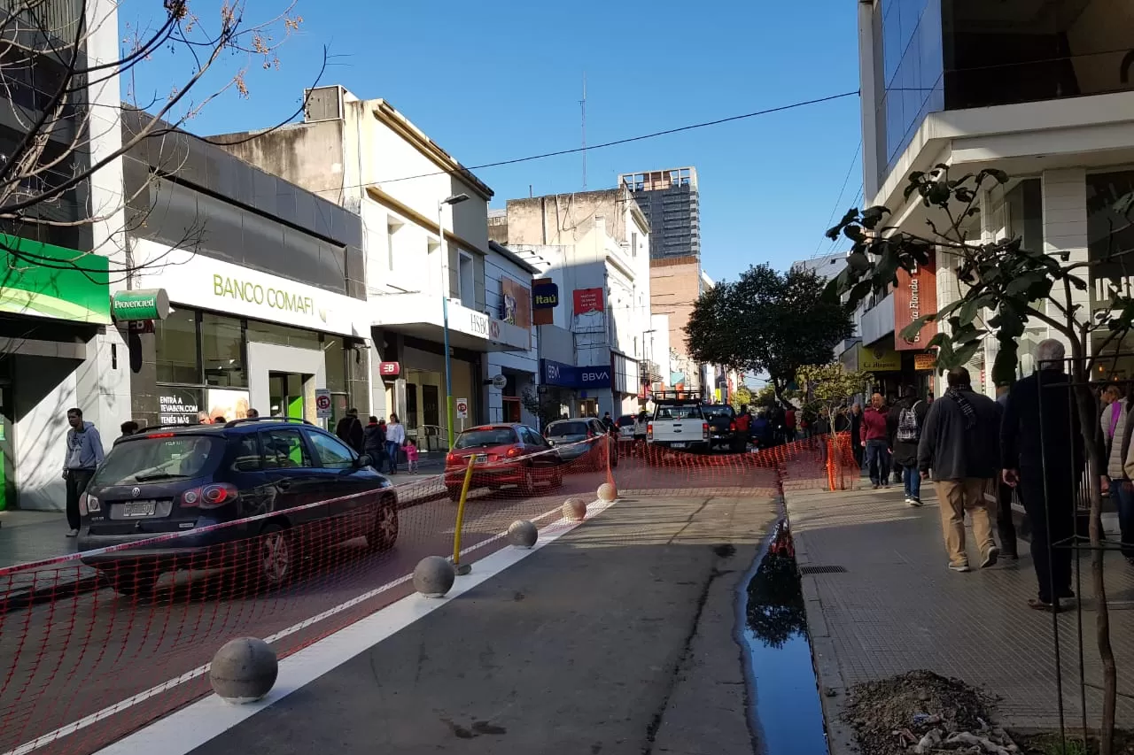 Comenzaron las obras en San Martín al 700.