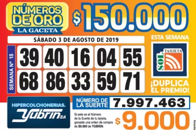 Los Números de Oro de LA GACETA