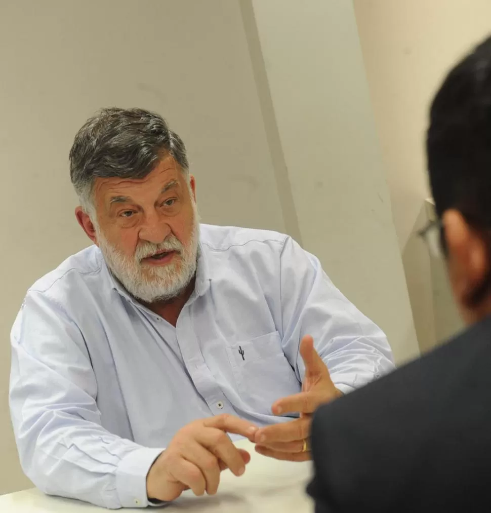 RECLAMO AL PODER CENTRAL. “No existimos para Buenos Aires”, dice Rocchia Ferro. la gaceta / foto de hector peralta