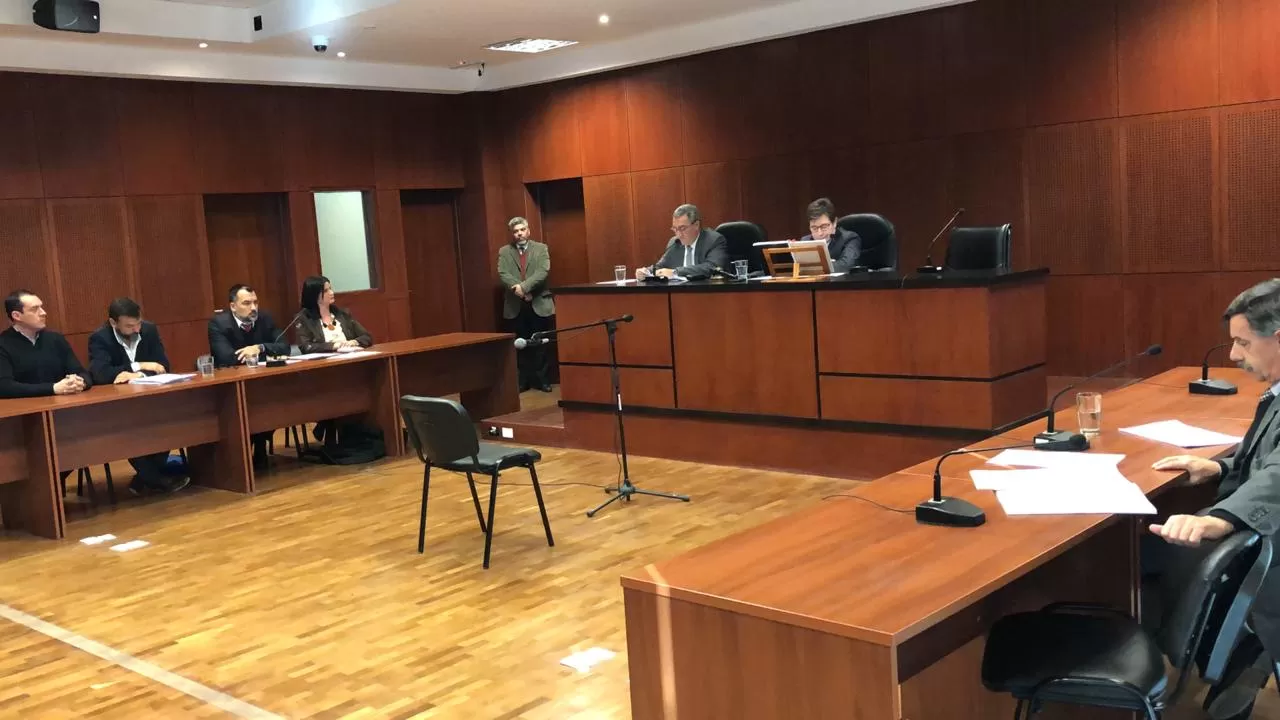 Giannoni no se presentó a una audiencia cargada de tensiones. LA GACETA/FOTO DE IRENE BENITO