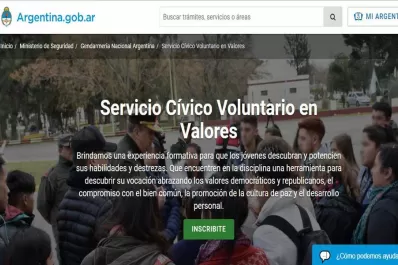 Más de 24.000 jóvenes se inscribieron al Servicio Cívico Voluntario en las últimas 96 horas