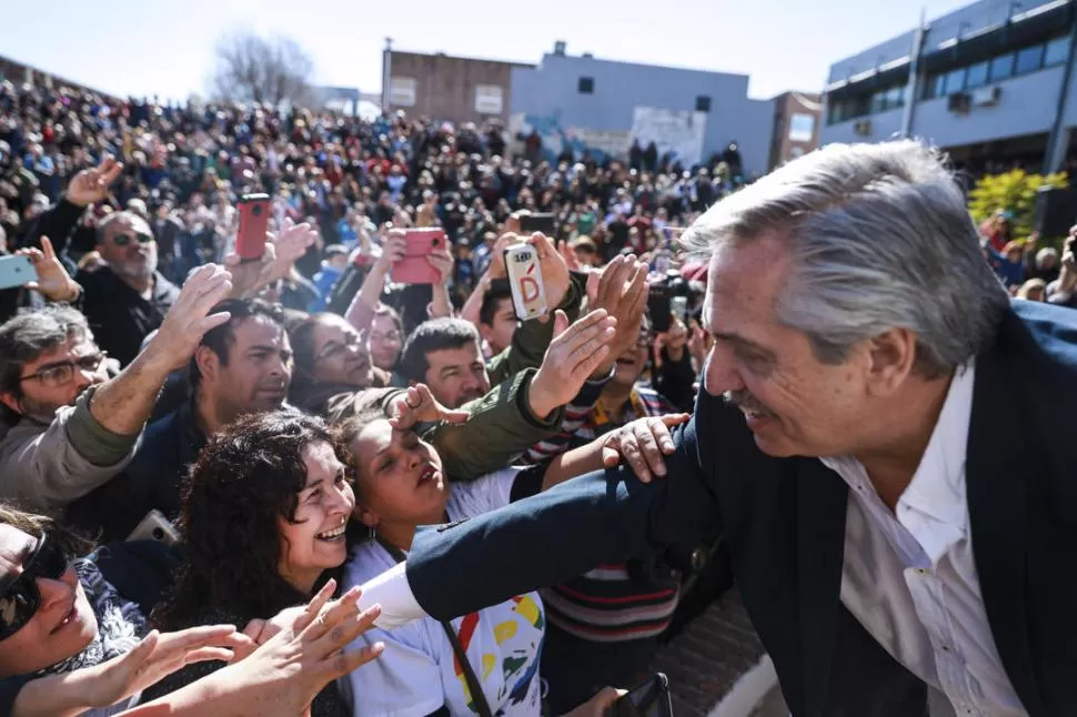 DISGUSTADO. Alberto Fernández culpó a Durán Barba y a Peña por la “campaña sucia” en su contra.  