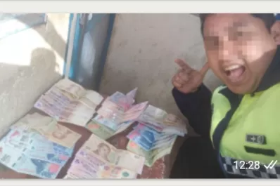 Un policía quiso hacer un chiste con una foto y la broma podría costarle el puesto