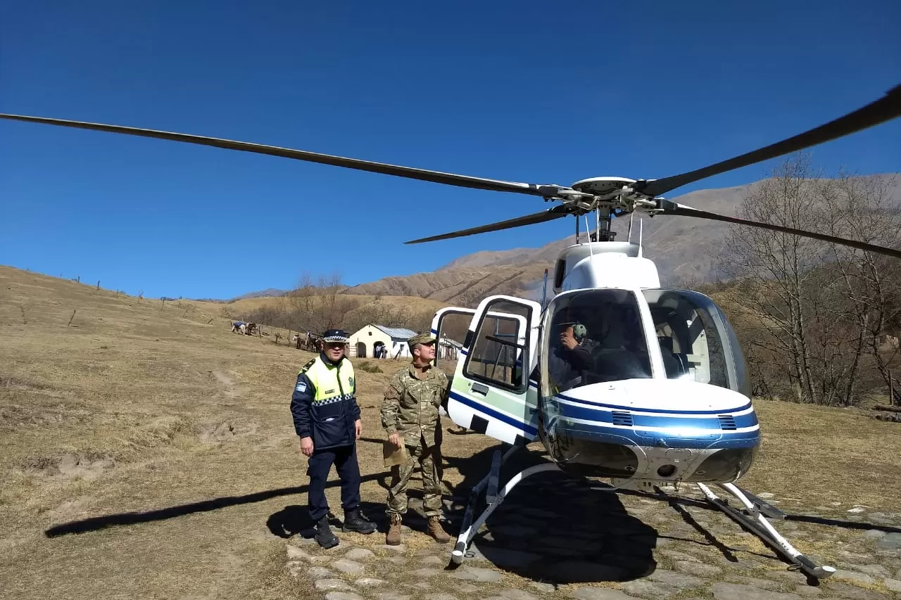 El Bell 407 fue puesto a disposición para resolver el problema. 