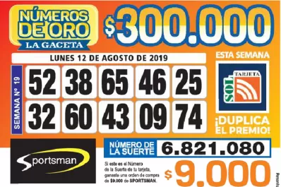 Los Números de Oro de LA GACETA