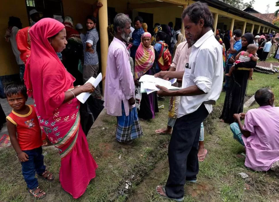 EXPULSADOS DE SU CASA. Millones de habitantes de Assam podrían quedarse sin la ciudadanía india. reuters (archivo)