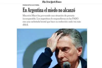 Cómo reflejaron los diarios del mundo el resultado de las elecciones en Argentina