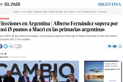 El triunfo del peronismo repercutió en los medios internacionales